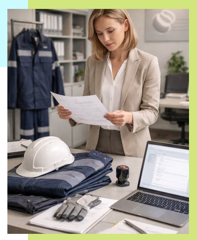 Сертификация спецодежды в Мегионе от 7298 р. | Алешин-Мго