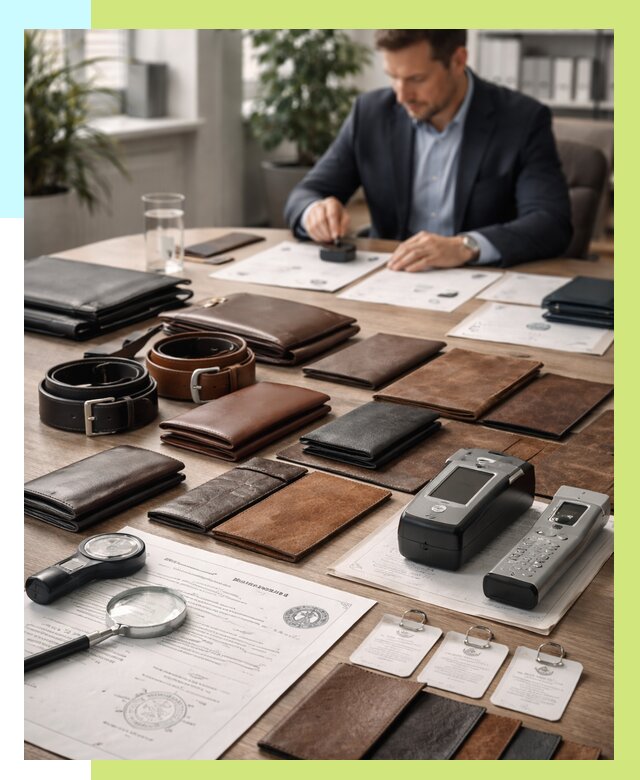 Сертификация кожаных изделий в Мегионе от 12510 р. | Алешин-Мго