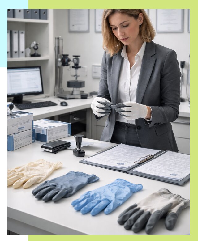 Сертификация перчаток в Мегионе от 8861 р. | Алешин-Мго