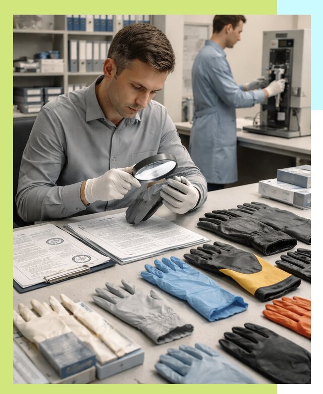 Сертификация перчаток и средств защиты продукции в Мегионе