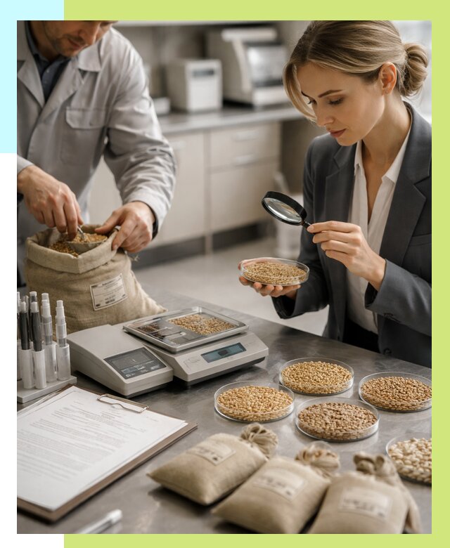 Сертификация зерна в Мегионе по цене от 15638 р. | Алешин-Мго
