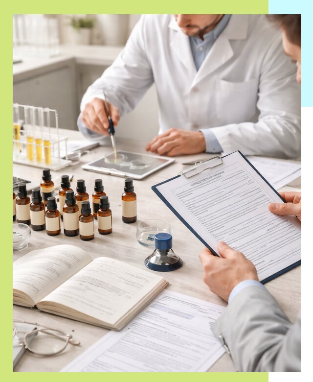 Сертификация эфирных масел и документация качества в Мегионе