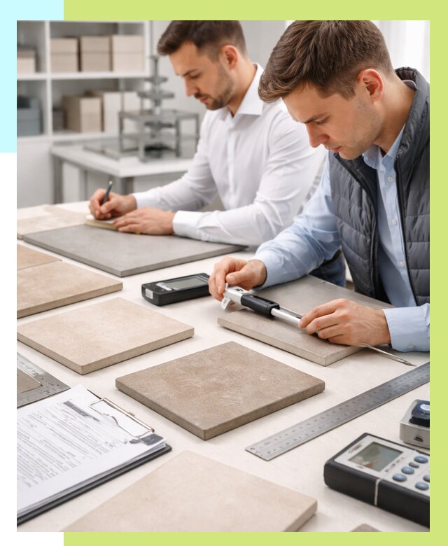 Сертификация плитки в Мегионе от 26063 р. | Алешин-Мго гарантия