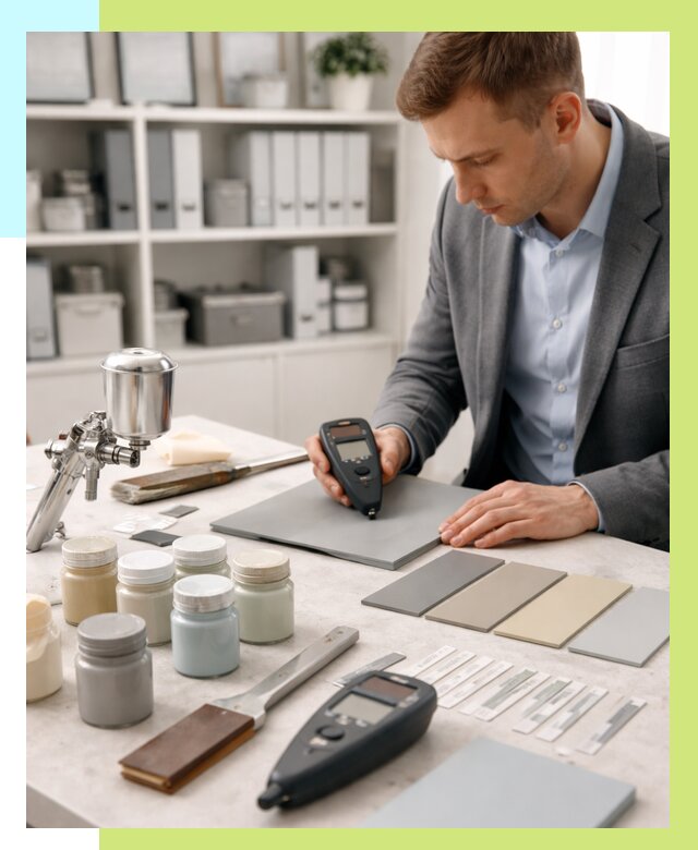 Сертификация краски в Мегионе от 26063 р. | Алешин-Мго центр