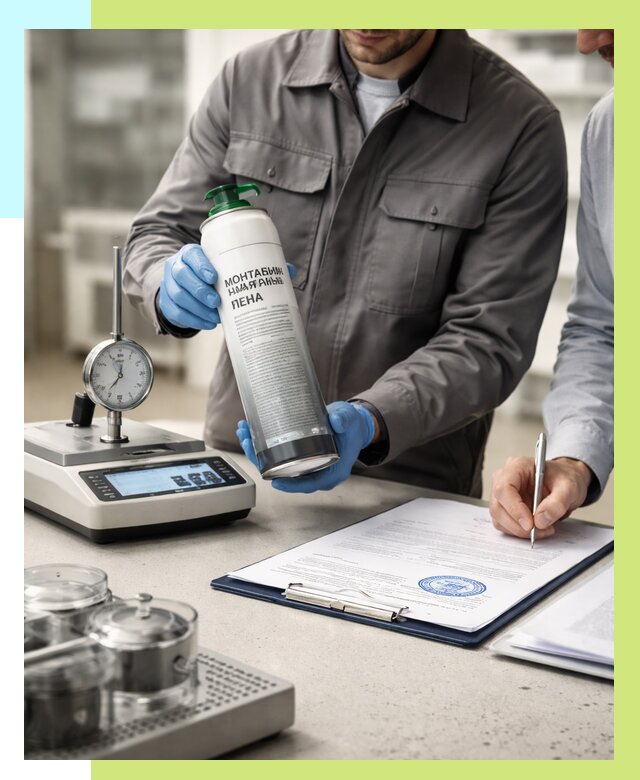 Сертификация монтажной пены в Мегионе от 15638 р. | Алешин-Мго