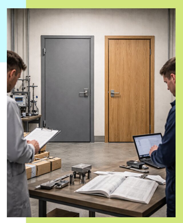 Сертификация дверей в Мегионе от 8340 р. под ключ | Алешин-Мго