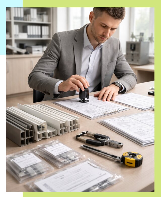 Сертификация ПВХ продукции в Мегионе от 8861 р., Алешин-Мго