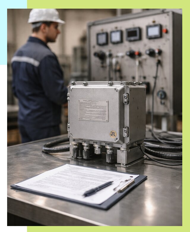 Сертификация взрывозащищенного оборудования в Мегионе от 36488 р. | Алешин-Мго