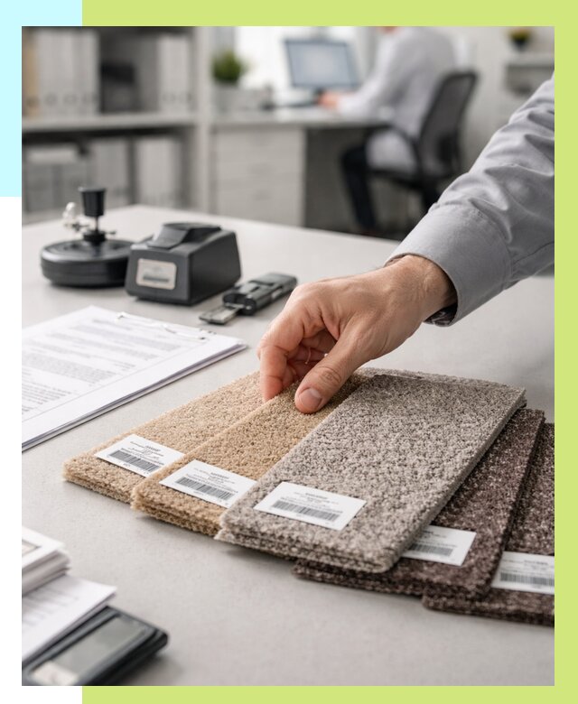 Сертификация ковролина в Мегионе от 15638 р., Алешин-Мго