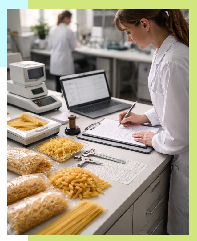 Сертификация макаронных изделий в Мегионе от 15638 р. | Алешин-Мго