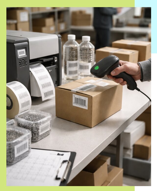 Штрихкодирование продукции и маркировка для продажи в Мегионе