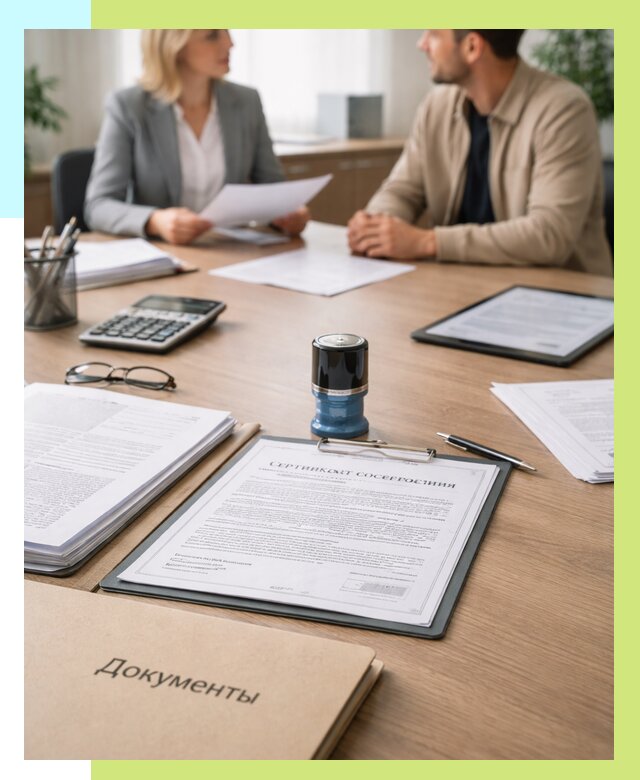 Сертификат соответствия на продукцию в Мегионе от 15638 р.|Алешин-Мго