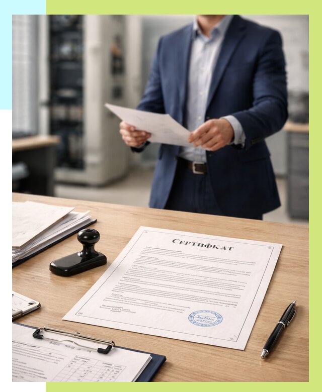 Сертификат на оборудование в Мегионе от 15638 р. | Алешин-Мго