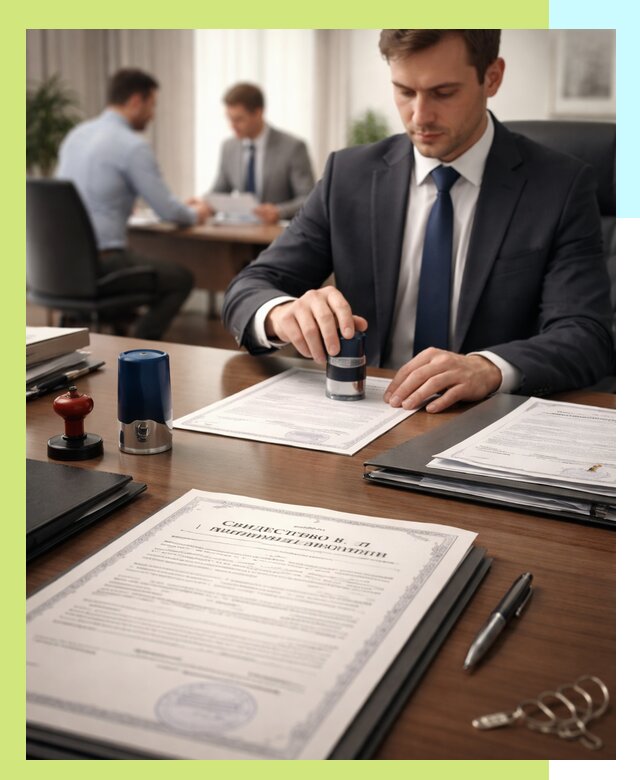 Оформление свидетельства о государственной регистрации в Мегионе