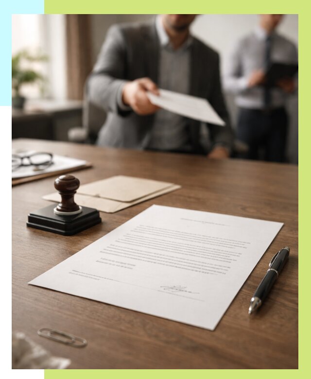 Отказное письмо по сертификации в Мегионе от 3649 р. | Алешин-Мго