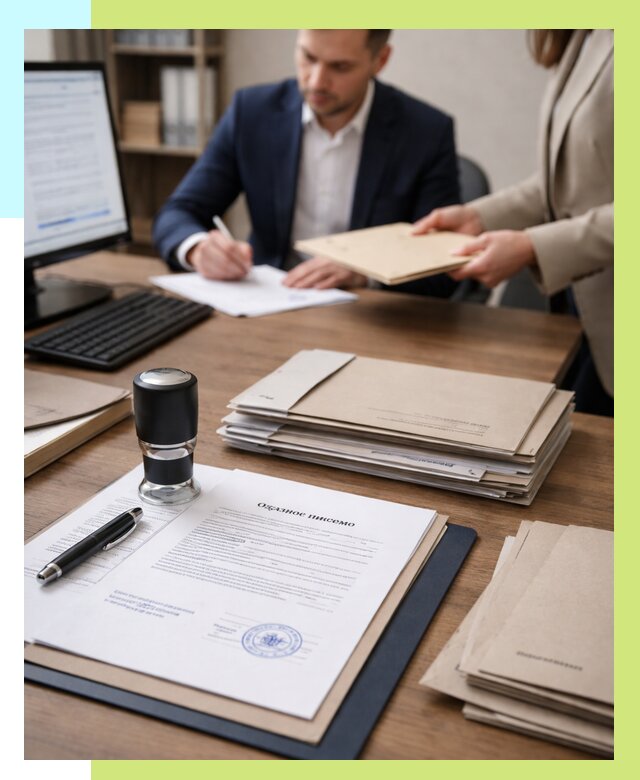 Отказное письмо для таможни в Мегионе от 3128 р, Алешин-Мго