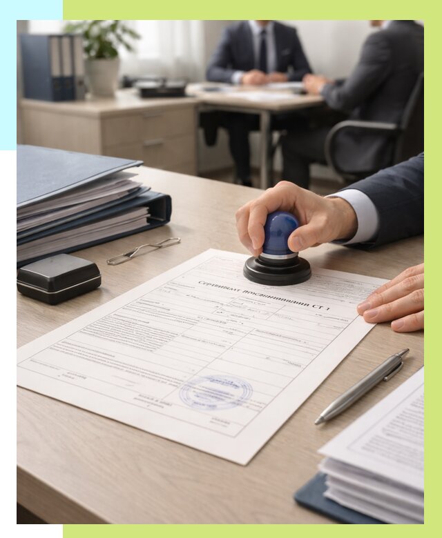 Сертификат происхождения СТ 1 в Мегионе от 4691 р. | Алешин-Мго