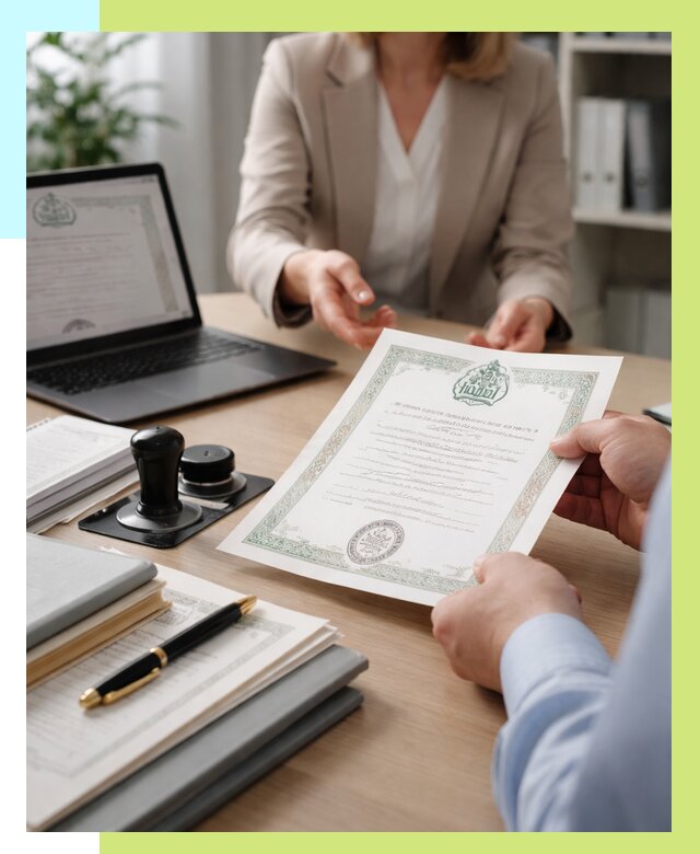 Халяль сертификат в Мегионе, получить от 15638 р. | Алешин-Мго