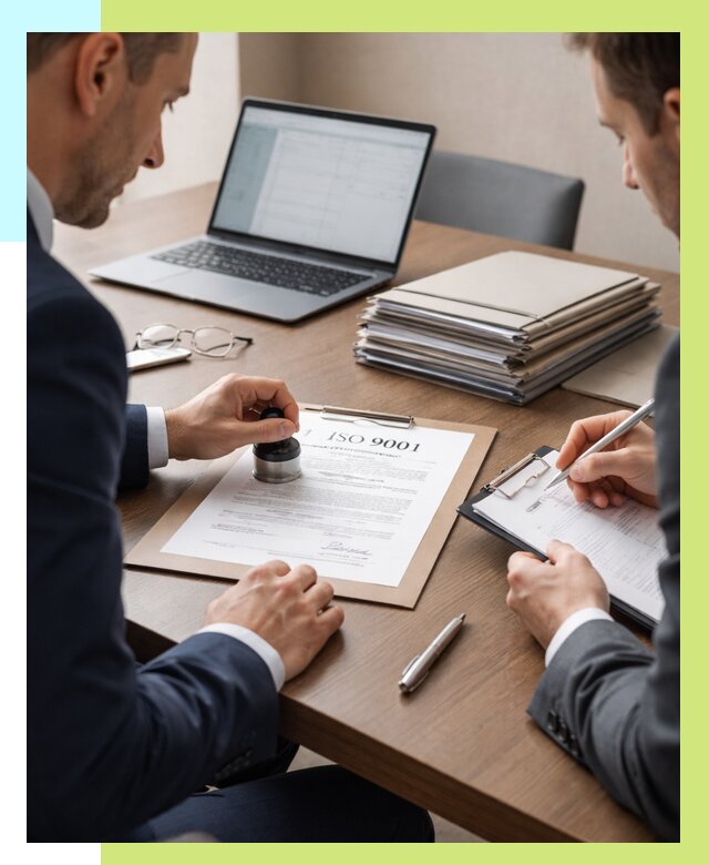 Сертификат ISO 9001 в Мегионе купить от 83400 р. | Алешин-Мго