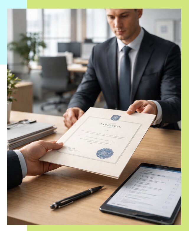 Сертификат ISO 30301 в Мегионе от 36488 р. | Алешин-Мго - под ключ